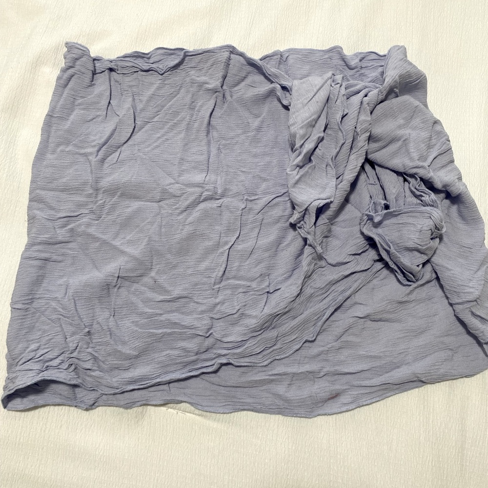 Hollister Womens Swim Skirt Coverup Baby Blue Sheer Side Tie